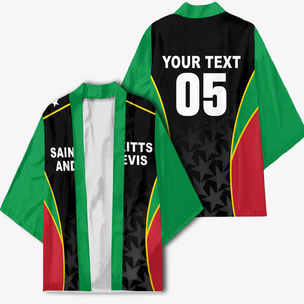 Custom Saint Kitts And Nevis 2026 Cricket Kimono Unique Style