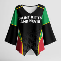 Custom Saint Kitts And Nevis 2026 Cricket Kimono Sleeve Blouse Unique Style