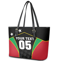Custom Saint Kitts And Nevis 2026 Cricket Leather Tote Bag Unique Style