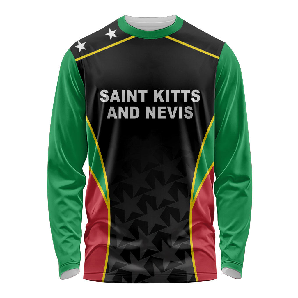 Custom Saint Kitts And Nevis 2026 Cricket Long Sleeve Shirt Unique Style
