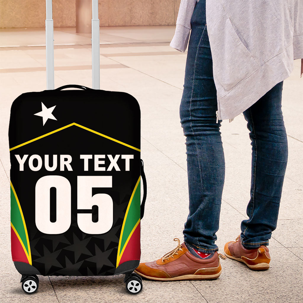Custom Saint Kitts And Nevis 2026 Cricket Luggage Cover Unique Style