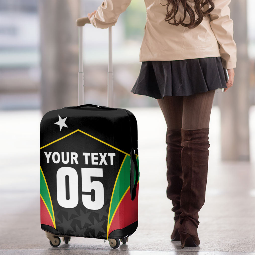 Custom Saint Kitts And Nevis 2026 Cricket Luggage Cover Unique Style