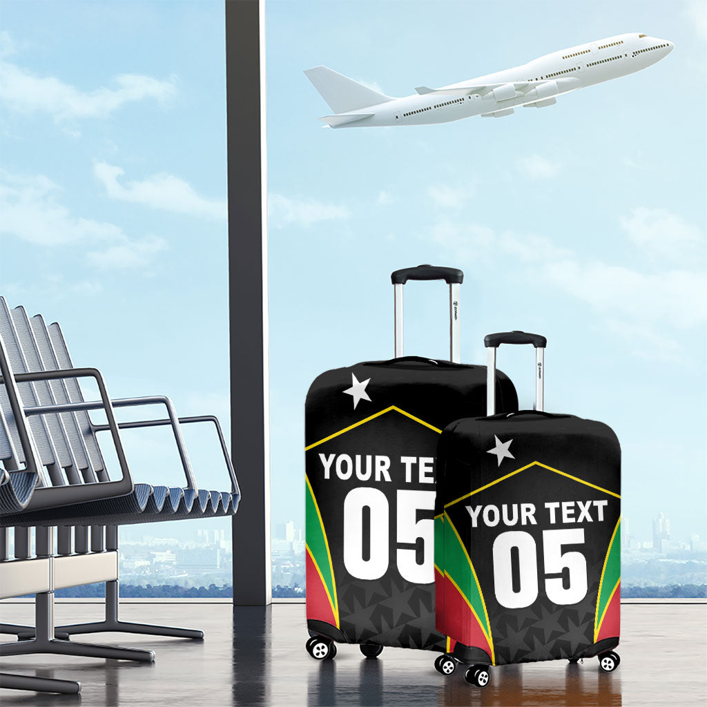 Custom Saint Kitts And Nevis 2026 Cricket Luggage Cover Unique Style