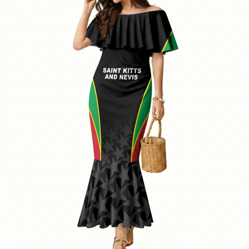 Custom Saint Kitts And Nevis 2026 Cricket Mermaid Dress Unique Style