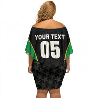 Custom Saint Kitts And Nevis 2026 Cricket Off Shoulder Short Dress Unique Style