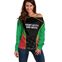 Custom Saint Kitts And Nevis 2026 Cricket Off Shoulder Sweater Unique Style