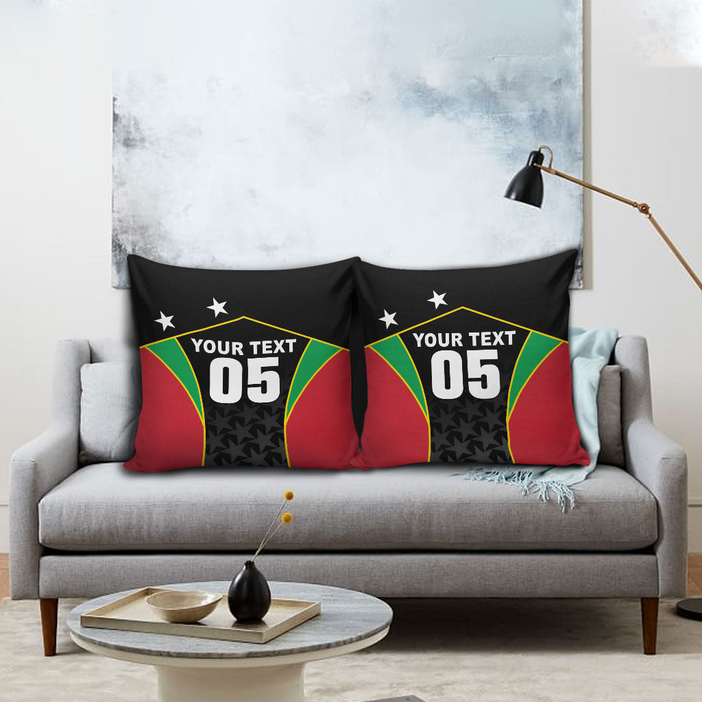 Custom Saint Kitts And Nevis 2026 Cricket Pillow Cover Unique Style