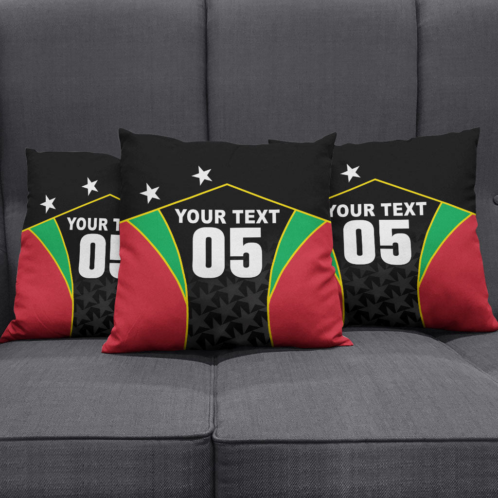 Custom Saint Kitts And Nevis 2026 Cricket Pillow Cover Unique Style