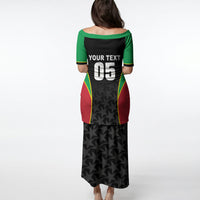 Custom Saint Kitts And Nevis 2026 Cricket Puletasi Unique Style