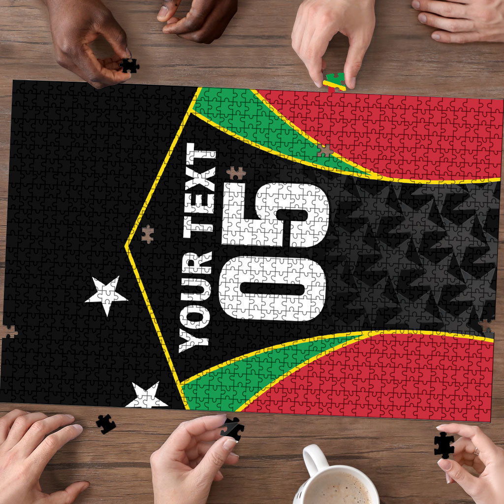 Custom Saint Kitts And Nevis 2026 Cricket Puzzle Unique Style