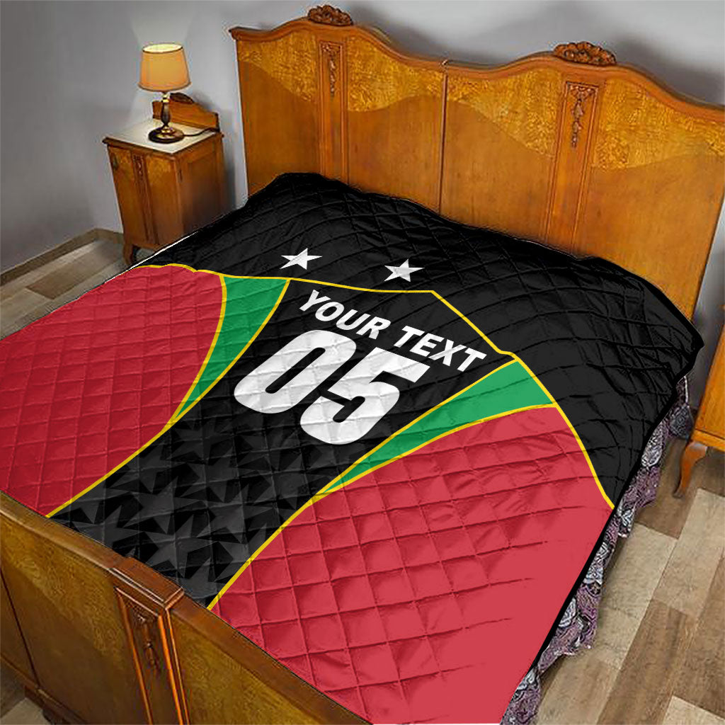 Custom Saint Kitts And Nevis 2026 Cricket Quilt Unique Style