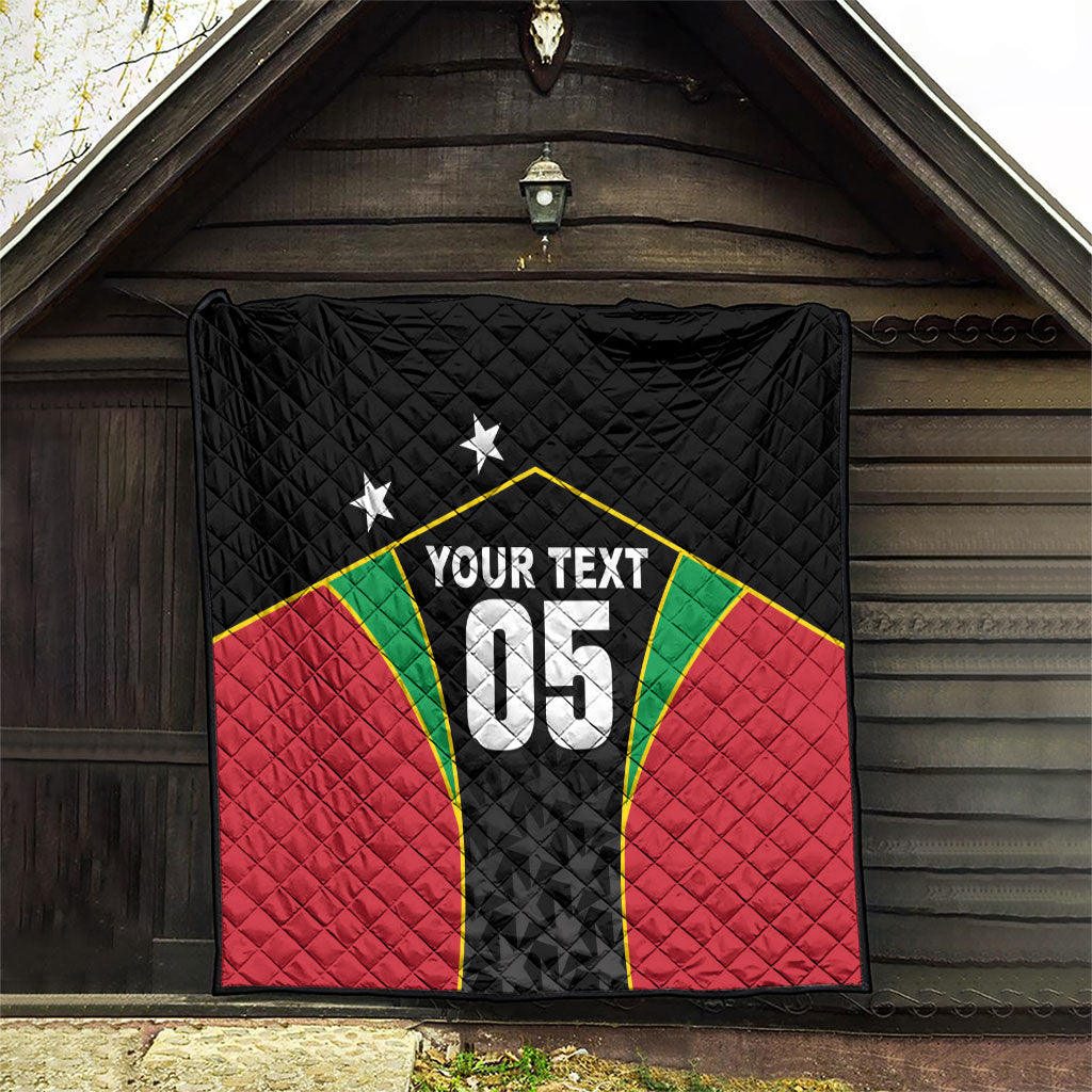 Custom Saint Kitts And Nevis 2026 Cricket Quilt Unique Style
