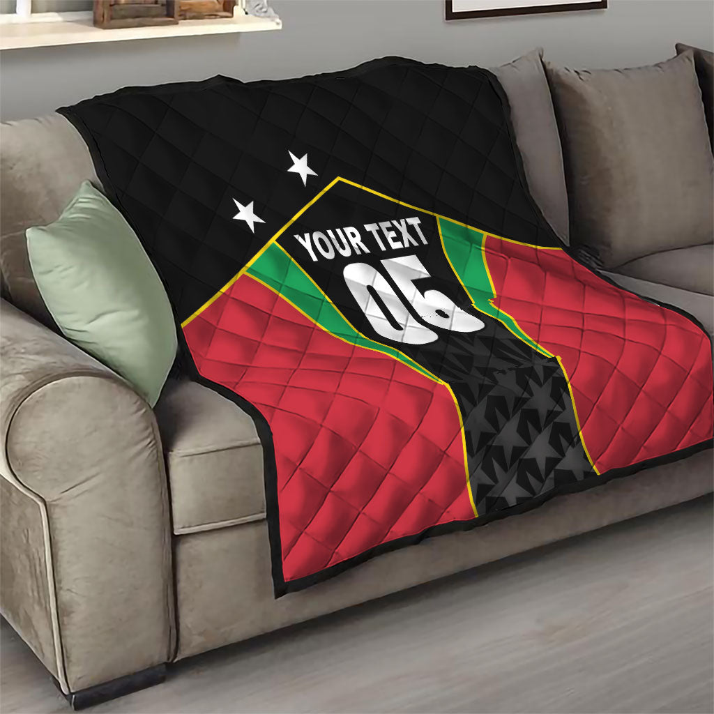 Custom Saint Kitts And Nevis 2026 Cricket Quilt Unique Style