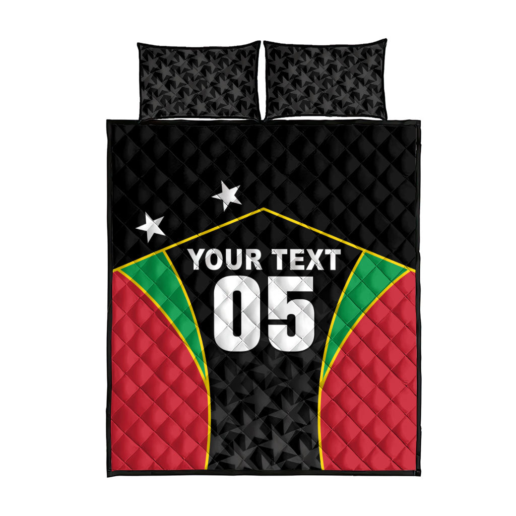 Custom Saint Kitts And Nevis 2026 Cricket Quilt Bed Set Unique Style