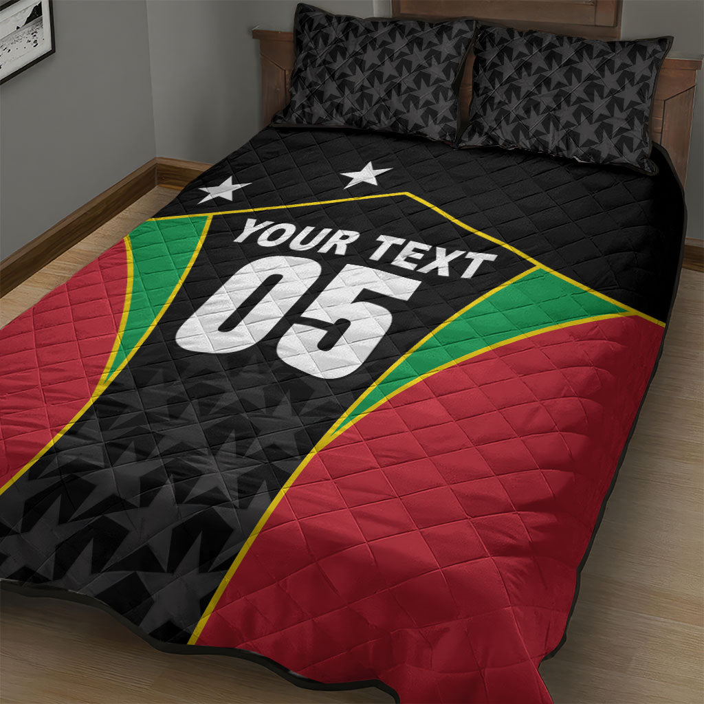 Custom Saint Kitts And Nevis 2026 Cricket Quilt Bed Set Unique Style
