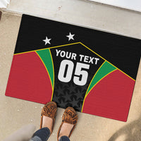 Custom Saint Kitts And Nevis 2026 Cricket Rubber Doormat Unique Style