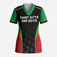 Custom Saint Kitts And Nevis 2026 Cricket Scrub Top Unique Style