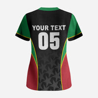 Custom Saint Kitts And Nevis 2026 Cricket Scrub Top Unique Style
