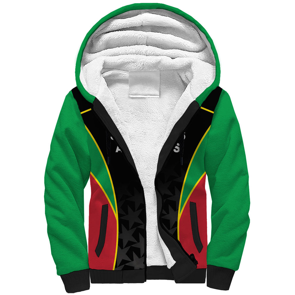 Custom Saint Kitts And Nevis 2026 Cricket Sherpa Hoodie Unique Style