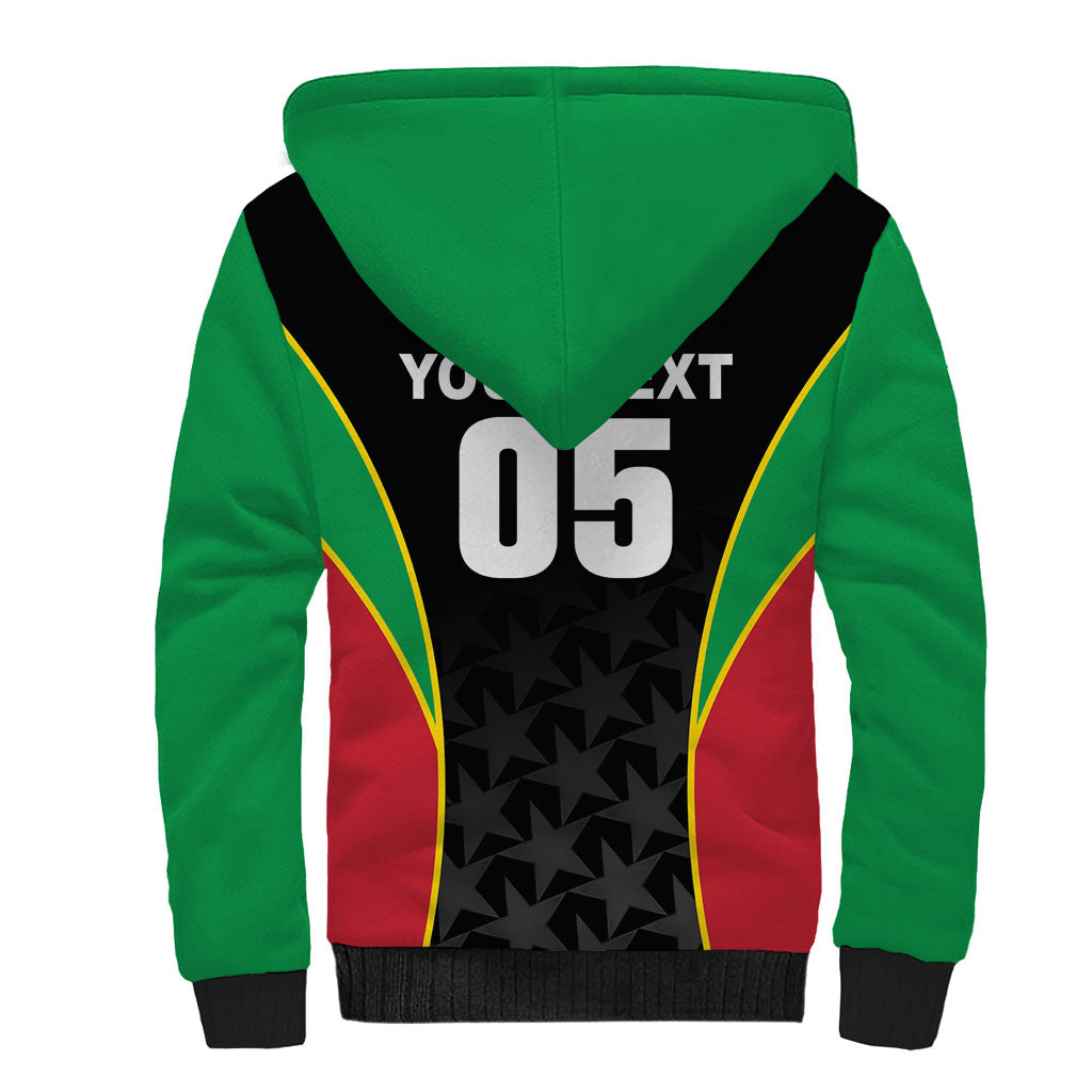 Custom Saint Kitts And Nevis 2026 Cricket Sherpa Hoodie Unique Style