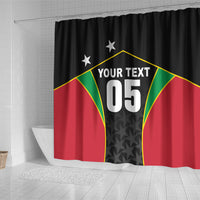 Custom Saint Kitts And Nevis 2026 Cricket Shower Curtain Unique Style