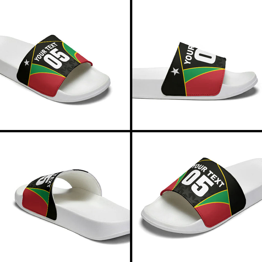 Custom Saint Kitts And Nevis 2026 Cricket Slide Sandals Unique Style