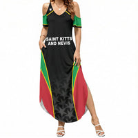 Custom Saint Kitts And Nevis 2026 Cricket Summer Maxi Dress Unique Style