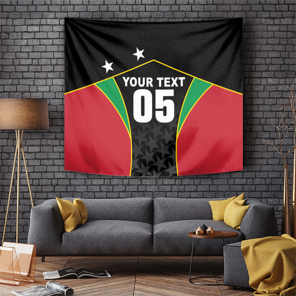Custom Saint Kitts And Nevis 2026 Cricket Tapestry Unique Style