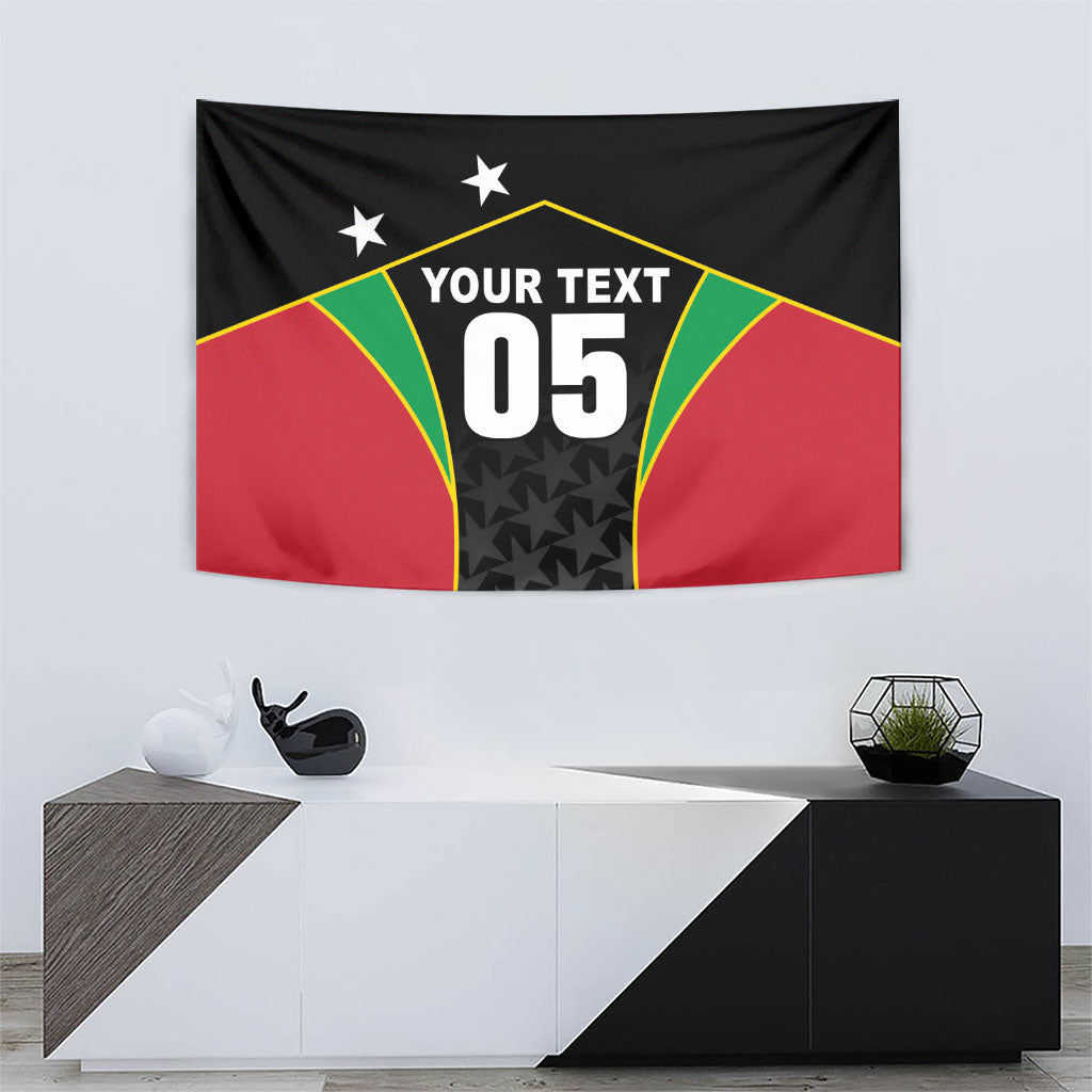Custom Saint Kitts And Nevis 2026 Cricket Tapestry Unique Style
