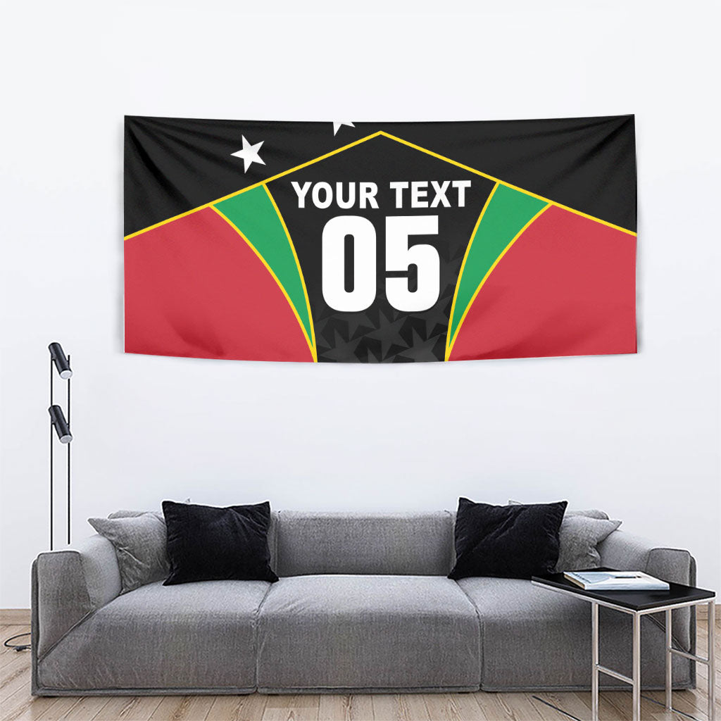 Custom Saint Kitts And Nevis 2026 Cricket Tapestry Unique Style