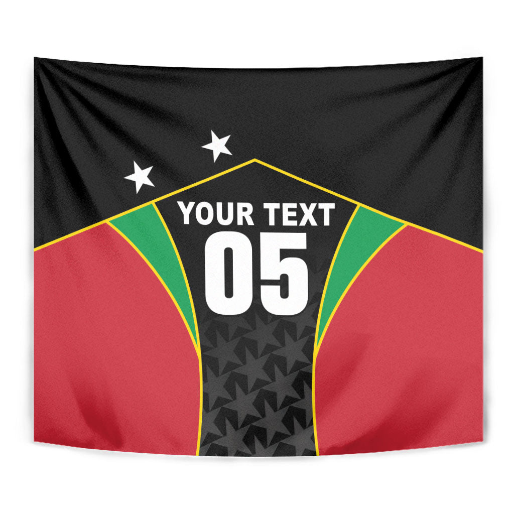 Custom Saint Kitts And Nevis 2026 Cricket Tapestry Unique Style