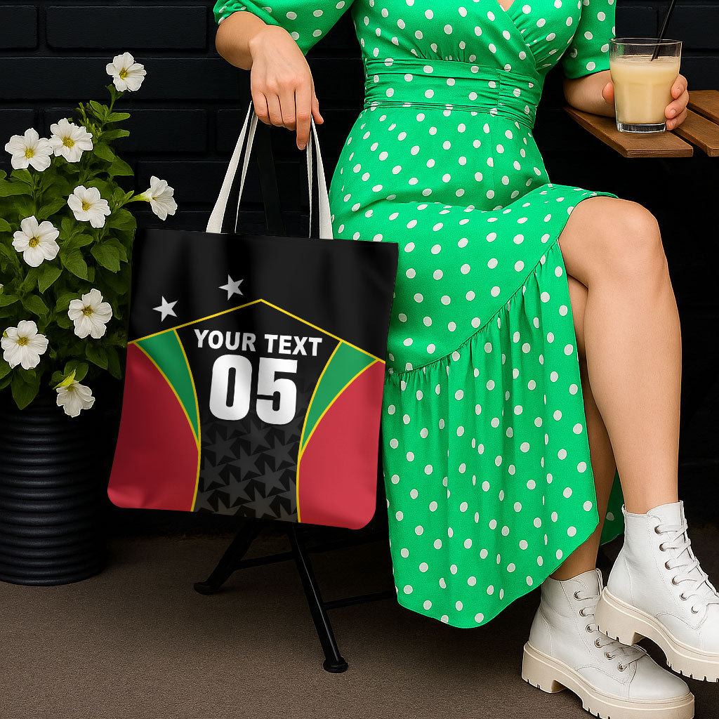 Custom Saint Kitts And Nevis 2026 Cricket Tote Bag Unique Style