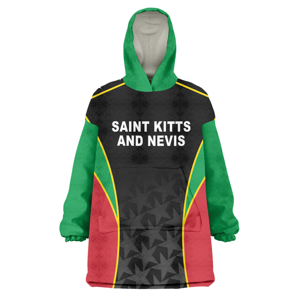Custom Saint Kitts And Nevis 2026 Cricket Wearable Blanket Hoodie Unique Style