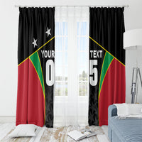 Custom Saint Kitts And Nevis 2026 Cricket Window Curtain Unique Style