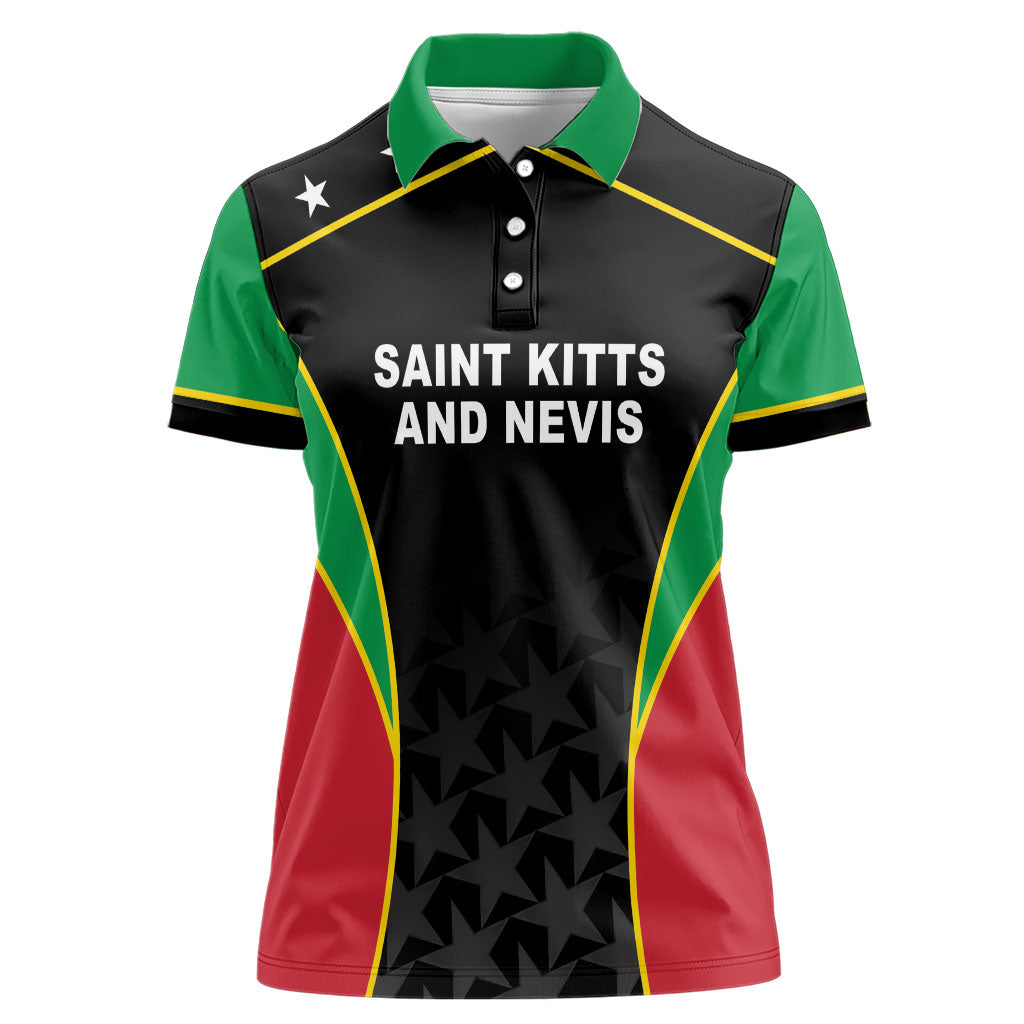 Custom Saint Kitts And Nevis 2026 Cricket Women Polo Shirt Unique Style
