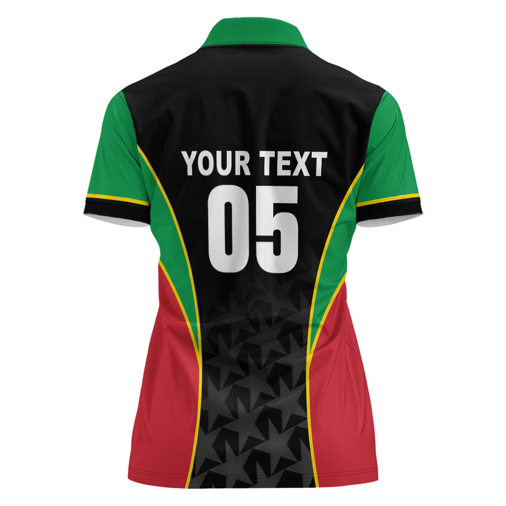 Custom Saint Kitts And Nevis 2026 Cricket Women Polo Shirt Unique Style