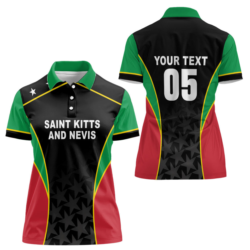 Custom Saint Kitts And Nevis 2026 Cricket Women Polo Shirt Unique Style