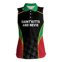 Custom Saint Kitts And Nevis 2026 Cricket Women Sleeveless Polo Shirt Unique Style