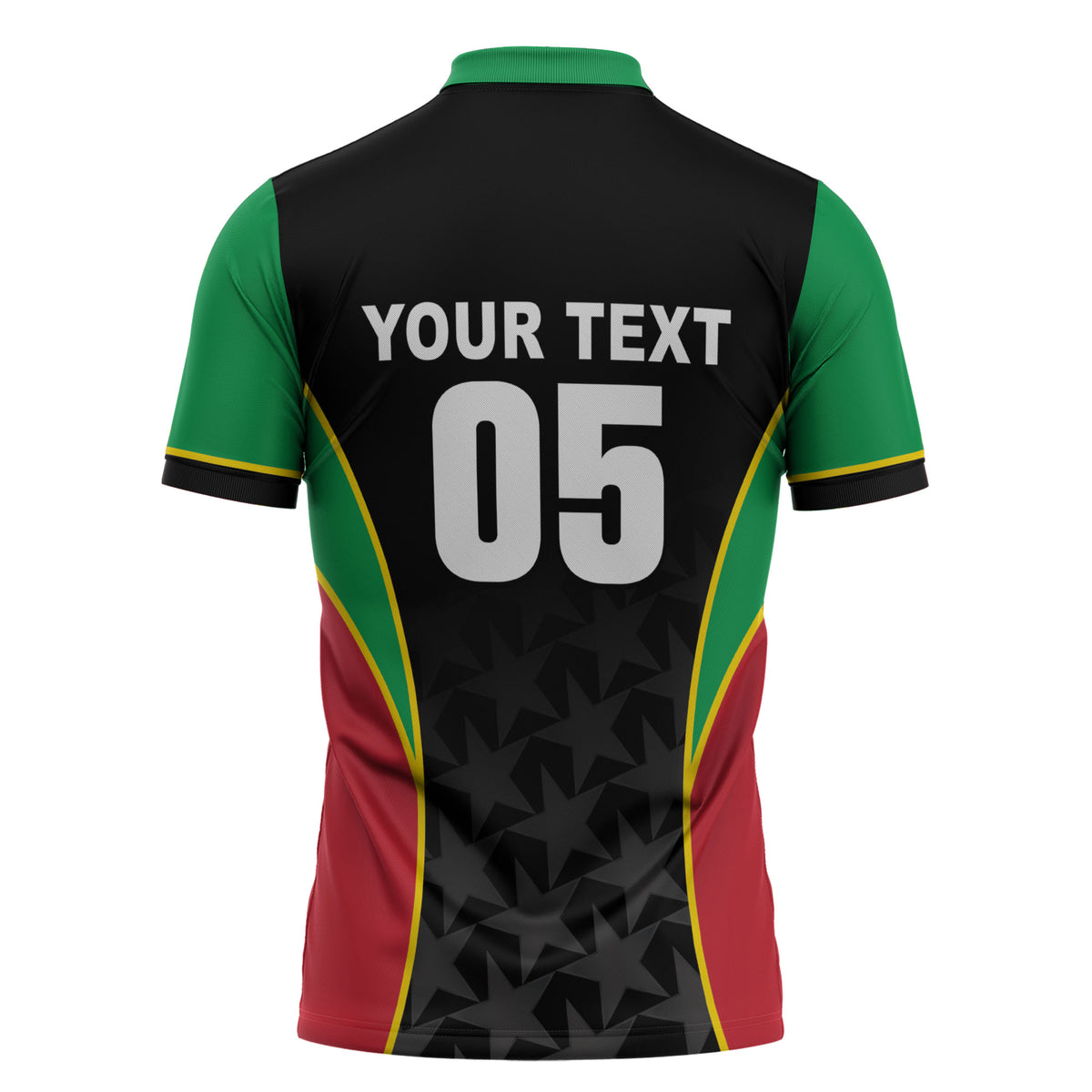 Custom Saint Kitts And Nevis 2026 Cricket Zipper Polo Shirt Unique Style