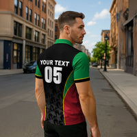 Custom Saint Kitts And Nevis 2026 Cricket Zipper Polo Shirt Unique Style