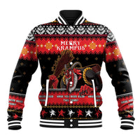 Merry Christmas Krampus Baseball Jacket Have You Been Good This Year LT05 - Wonder Print Shop
