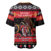 Merry Christmas Krampus Baseball Jersey Have You Been Good This Year LT05 - Wonder Print Shop