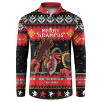Merry Christmas Krampus Button Sweatshirt Have You Been Good This Year LT05 - Wonder Print Shop