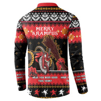 Merry Christmas Krampus Button Sweatshirt Have You Been Good This Year LT05 - Wonder Print Shop