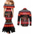 Merry Christmas Krampus Couples Matching Mermaid Dress and Long Sleeve Button Shirt Have You Been Good This Year
