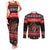 Merry Christmas Krampus Couples Matching Tank Maxi Dress and Long Sleeve Button Shirt Have You Been Good This Year LT05 - Wonder Print Shop