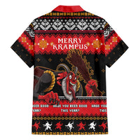 Merry Christmas Krampus Family Matching Long Sleeve Bodycon Dress and Hawaiian Shirt Have You Been Good This Year LT05 - Wonder Print Shop