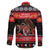 Merry Christmas Krampus Family Matching Off The Shoulder Long Sleeve Dress and Hawaiian Shirt Have You Been Good This Year LT05 - Wonder Print Shop