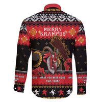 Merry Christmas Krampus Family Matching Off Shoulder Short Dress and Hawaiian Shirt Have You Been Good This Year LT05 - Wonder Print Shop