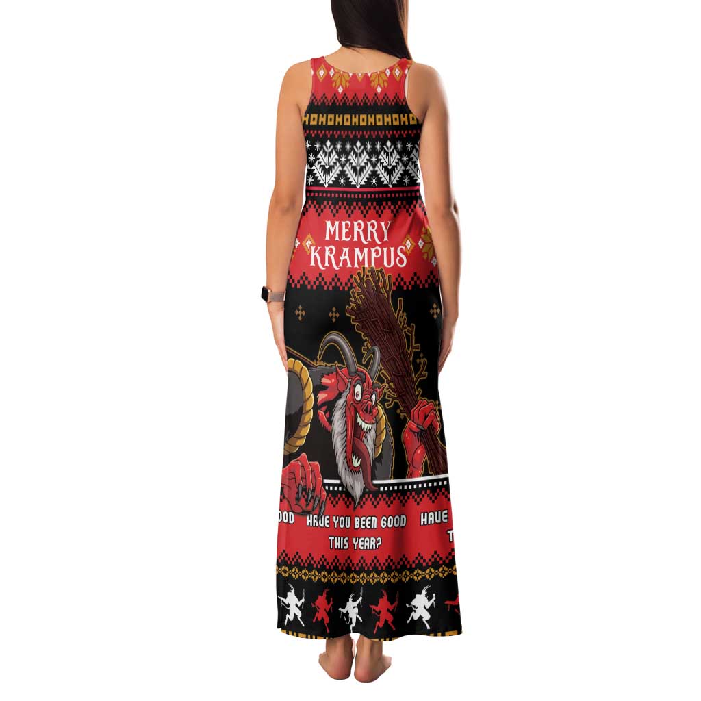 Merry Christmas Krampus Family Matching Tank Maxi Dress and Hawaiian Shirt Have You Been Good This Year LT05 - Wonder Print Shop